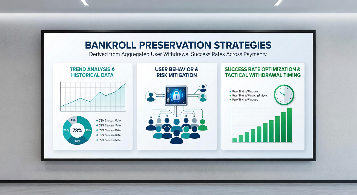 Chart showing comparative withdrawal success rates and processing times for major payment networks