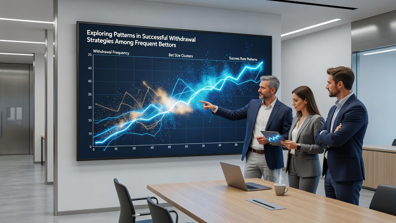 Infographic illustrating common withdrawal amount distributions and success correlations