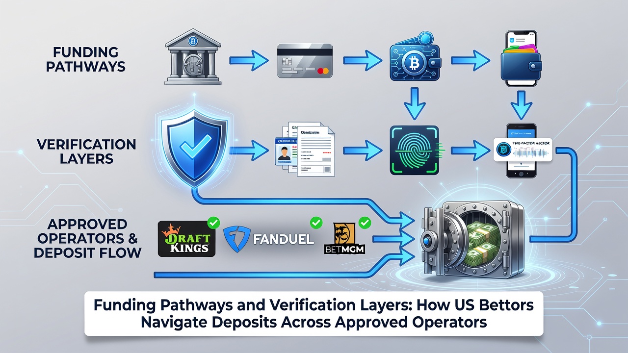 Detailed view of verification layers during deposit navigation on US betting platforms