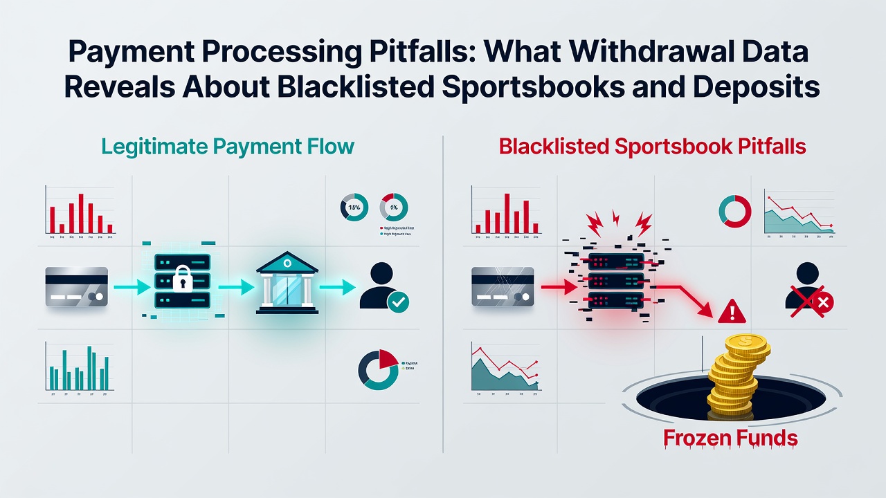 Data analysis of deposit and withdrawal reliability in sportsbooks