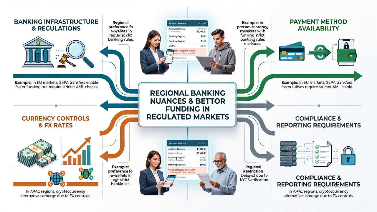 Comparison of payment methods used by bettors across different regulated regions