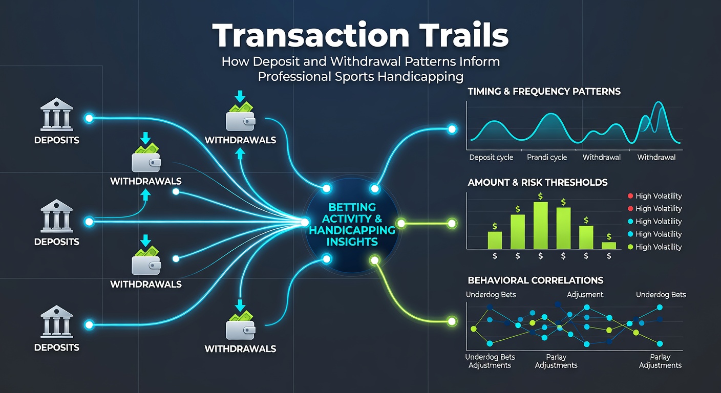 Chart displaying withdrawal frequency correlated with betting success rates in professional sports handicapping